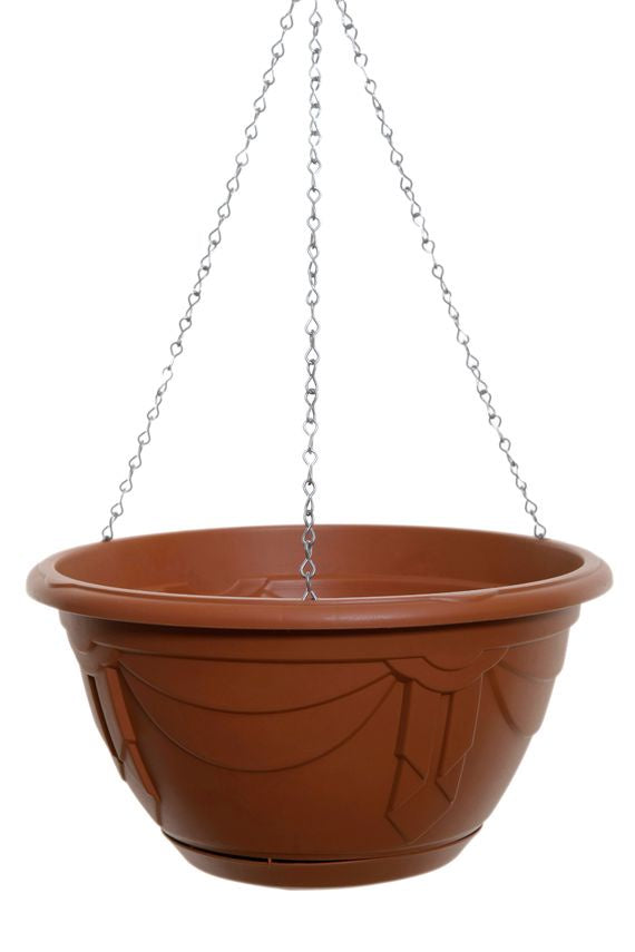 Venetian Hanging Basket 32cm - Terracotta