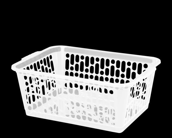 Single Large Handy Basket Clear