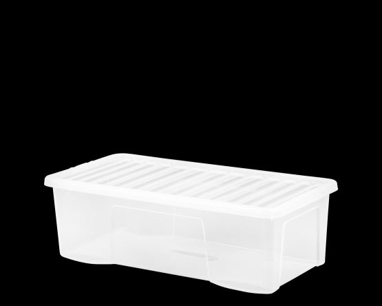 Crystal 62L Box & Lid Clear