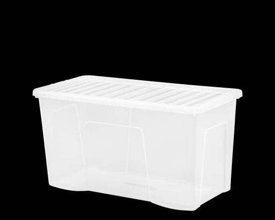 Crystal 110L Box & Lid Clear