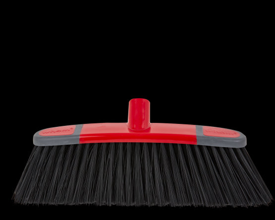 Wham Klean Stiff Inclined Broom Head Red/Grey