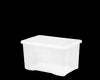 Crystal 60Ltr Box & Lid Clear