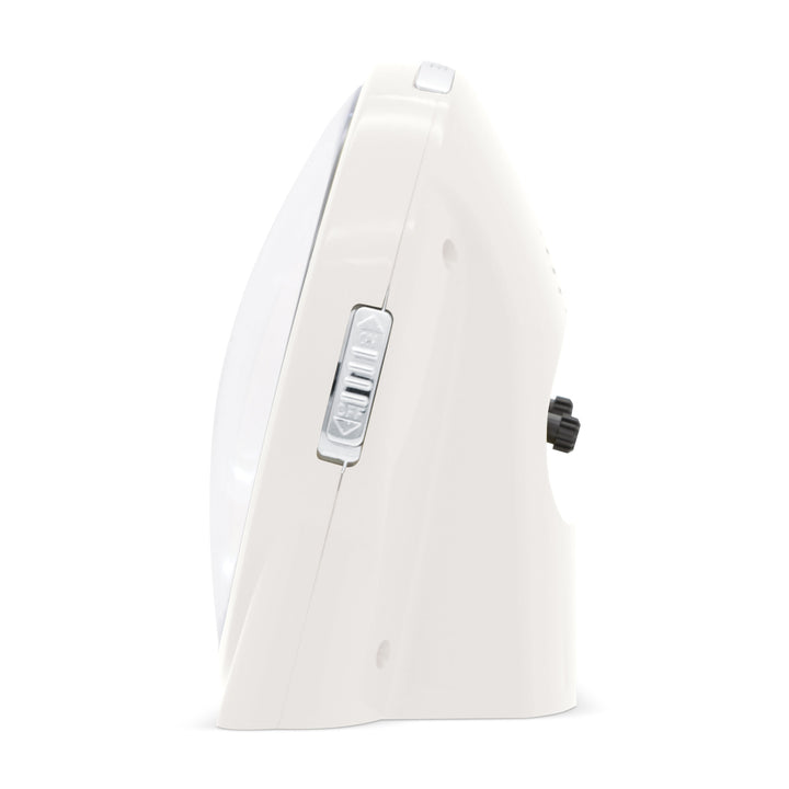 Acctim Arlo Non-Ticking Alarm Clock White 16372