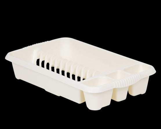 Casa Medium Dish Drainer Soft Cream