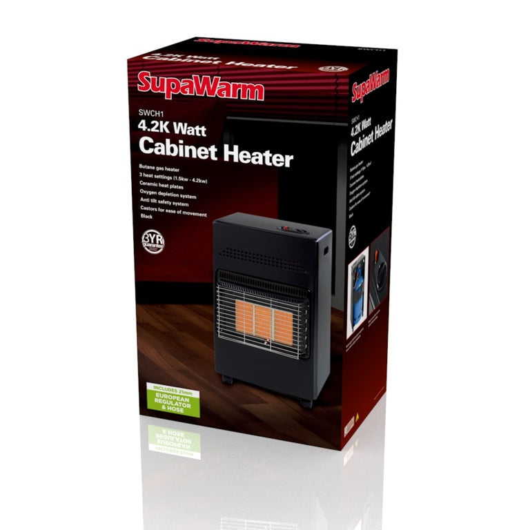 SupaWarm Gas Cabinet Heater - 4.2kW