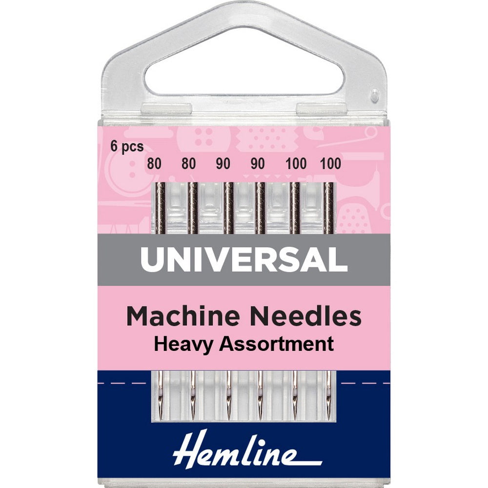 Sewing Machine Needles: Universal: Heavy Assortment: 6 Pieces