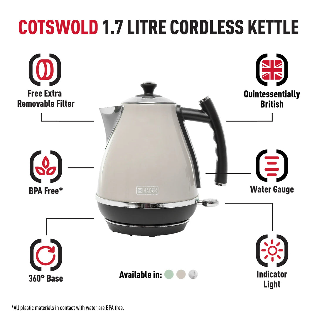 Haden Cotswold Putty Kettle 1.7Ltr