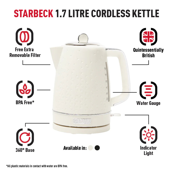 Haden 1.7Ltr Starbeck Ivory Kettle