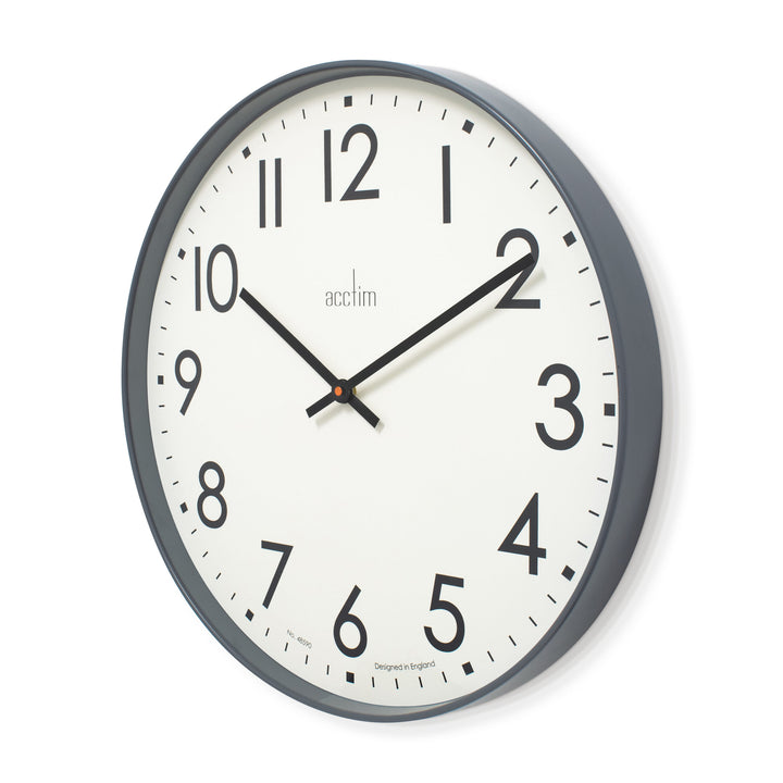 Acctim Ashridge 50cm Wall Clock Dark Grey 22777