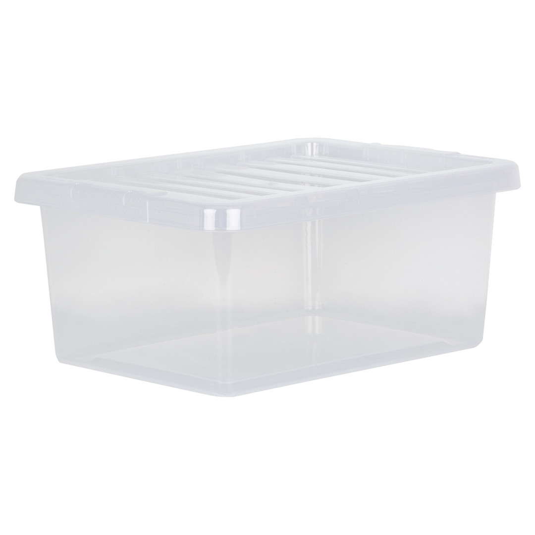 Crystal 14L Box & Lid Clear