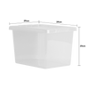 Crystal 20L Box & Lid Clear