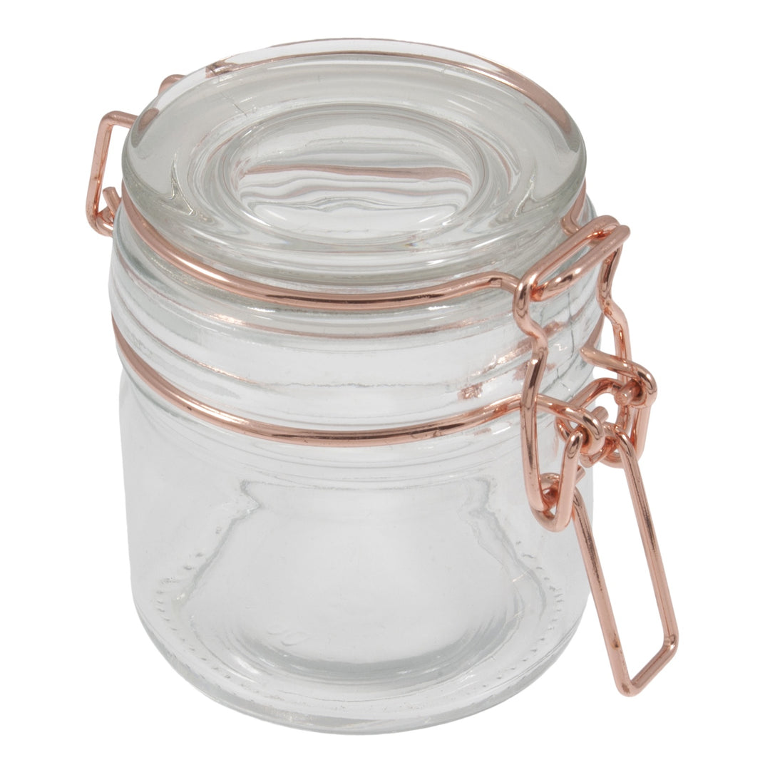 Jars: Glass: 110ml: Rose Gold