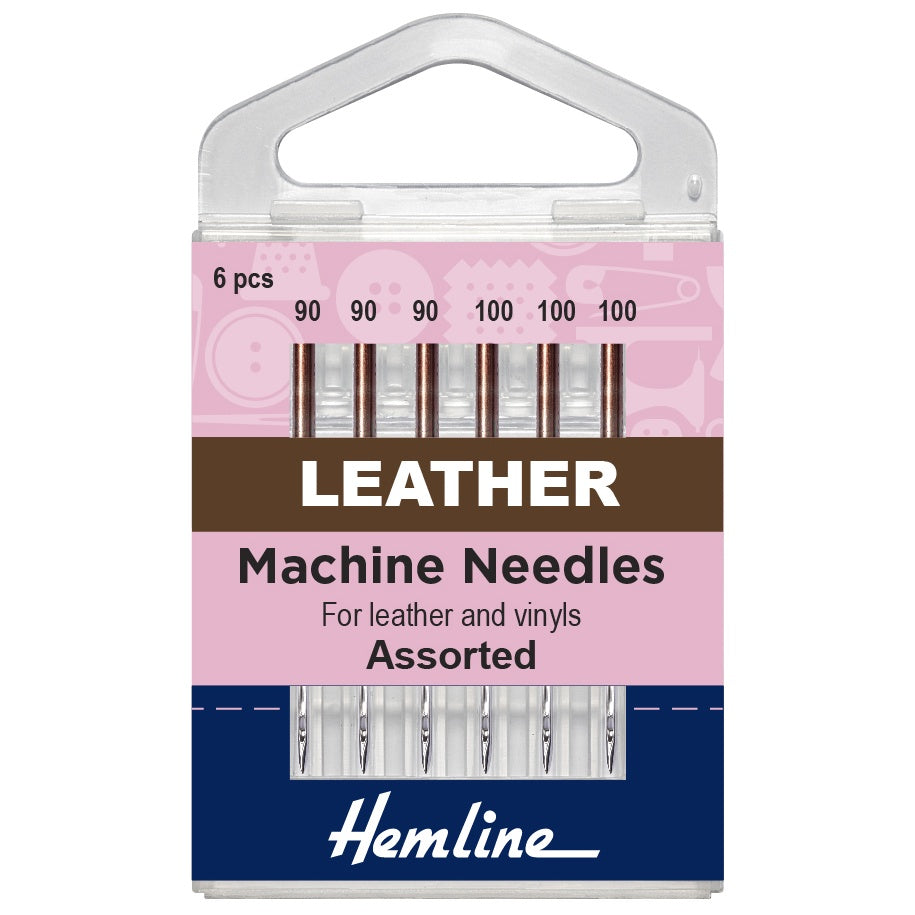 Sewing Machine Needles: Leather: Mixed: 6 Pieces