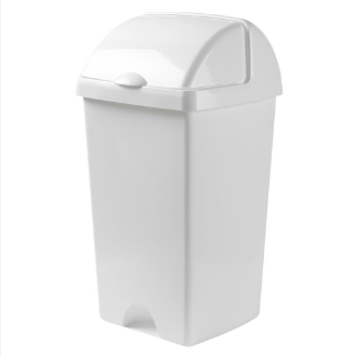 Addis 50L Roll Top Bin - White