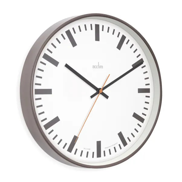 Acctim Victor 30cm Bright Station Wall Clock London Sky 23027