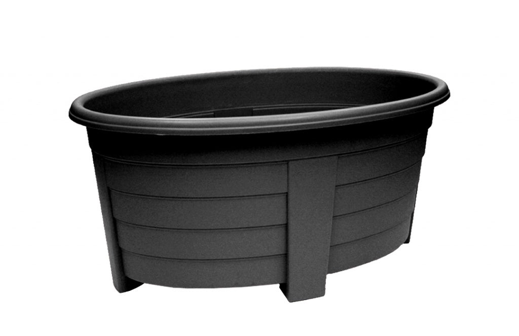 Grosvenor Oval Planter 55cm Ebony