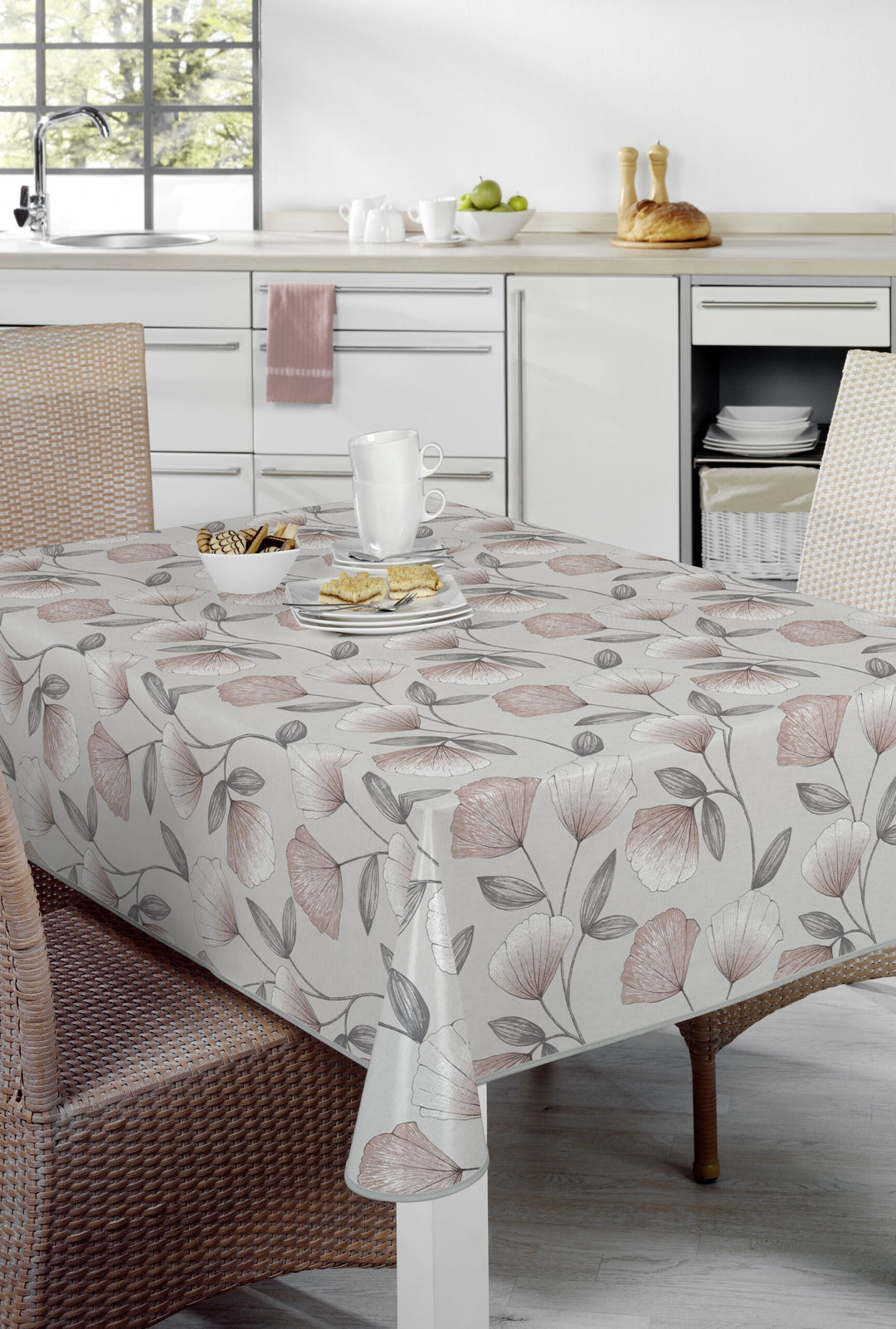 Wipeclean Table Cloth 140cm/54in By The Metre - 3H8-06