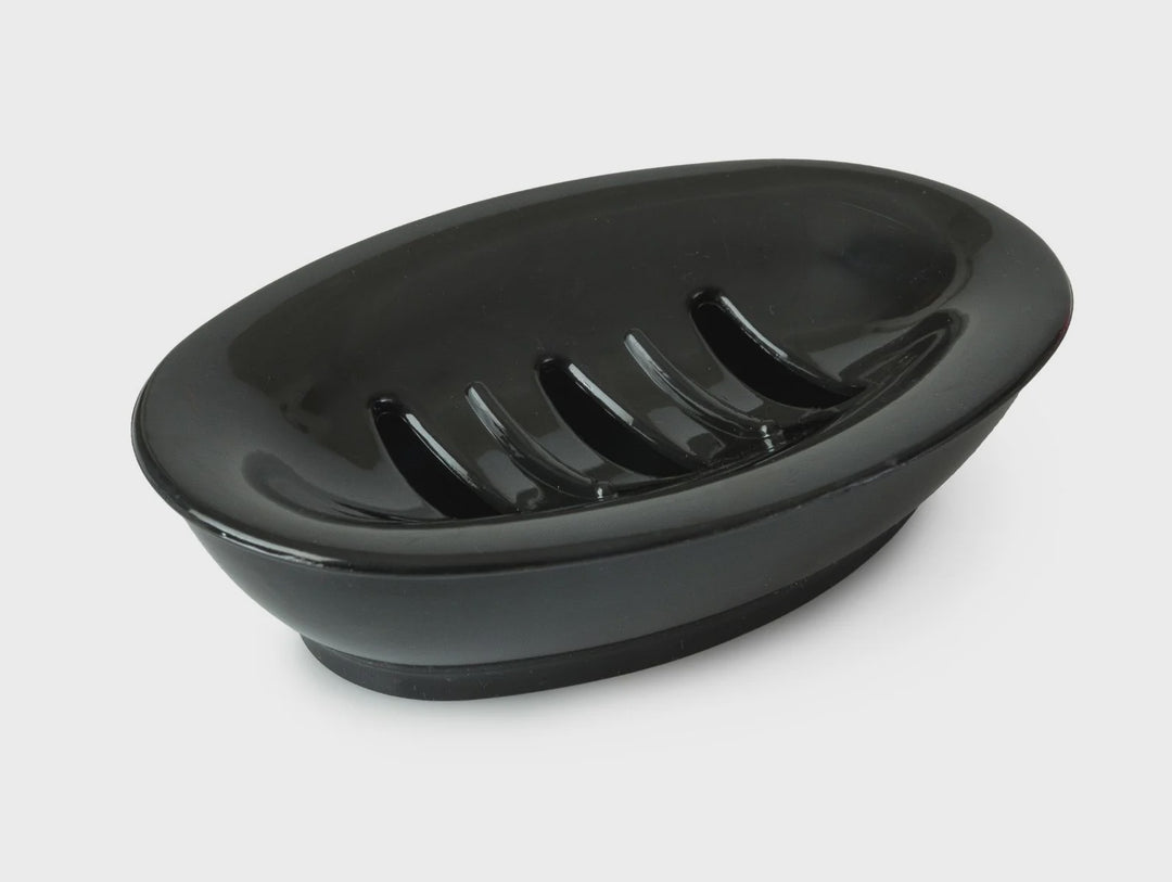 Blue Canyon Spectrum Black Oval Soap Dish