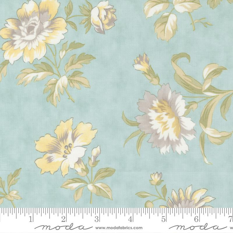 Moda Honeybloom Fabric By 3 Sisters Water 44340-12 Sold By The Metre