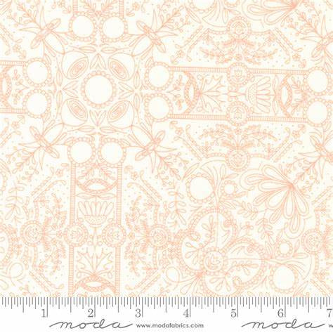 Moda Quaint Cottage Fabric By Gingiber Cloud 48373-11 Fat Quarter 50x55cm