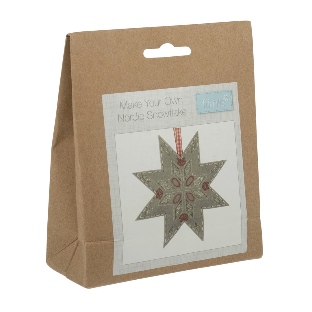 Felt Decoration Kit: Christmas: Nordic Snowflake