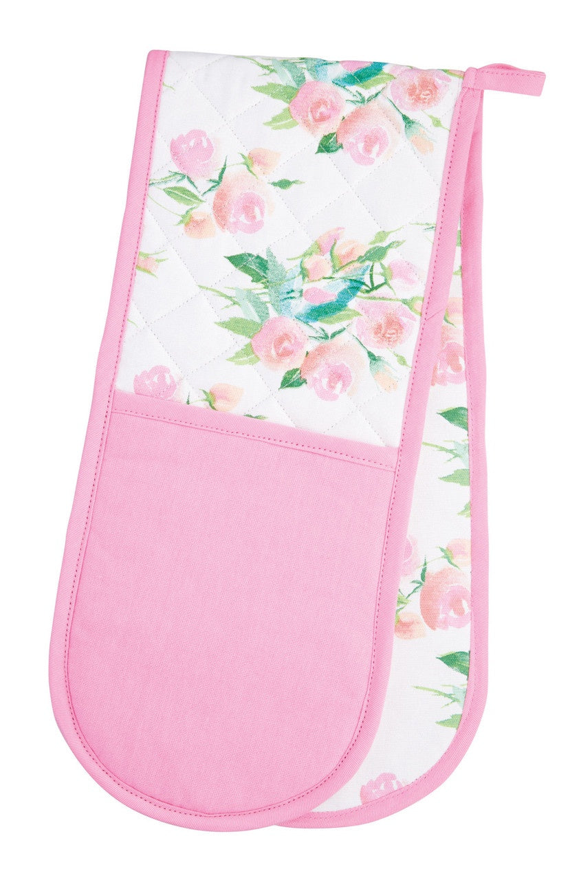 KitchenCraft Rose Double Oven Glove