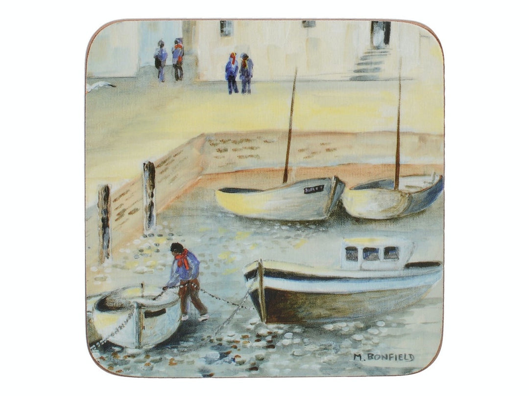 Creative Tops Cornish Harbour Pack Of 6 Premium Coasters