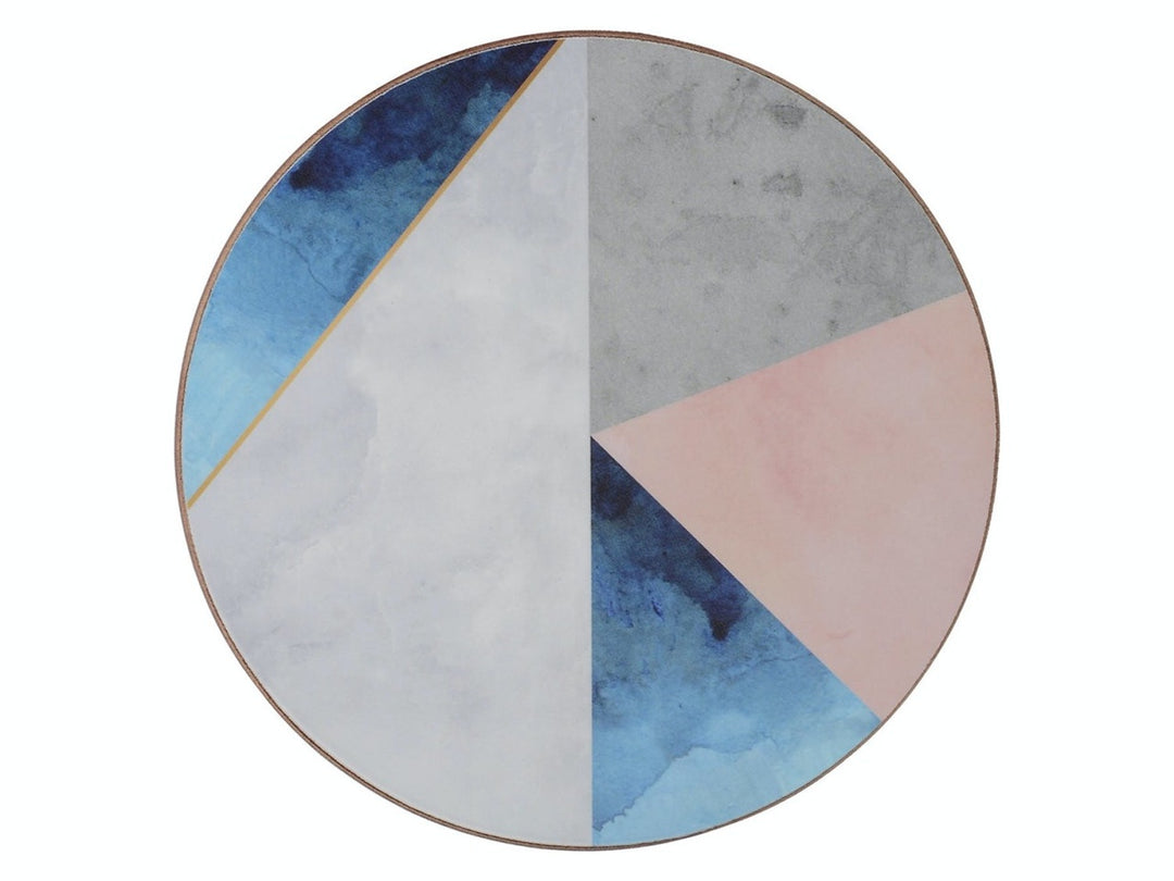 Creative Tops Geometric Palette Pack Of 4 Round Premium Coasters