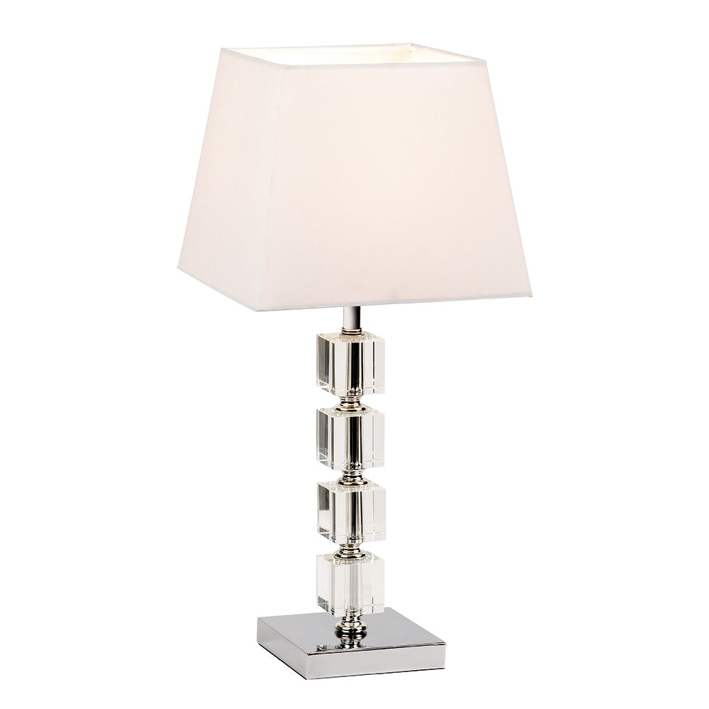 Murford Table Lamp Polished Chrome Cream Shade (Instore) RRP £75