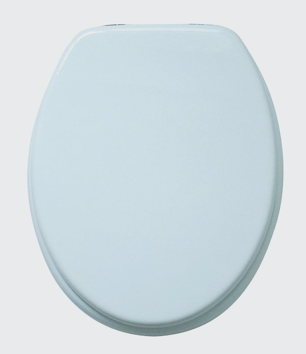 Hampton White MDF Toilet Seat SS Hinge