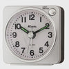 Ravel Longford Mini Travel Quartz Alarm Clock Silver