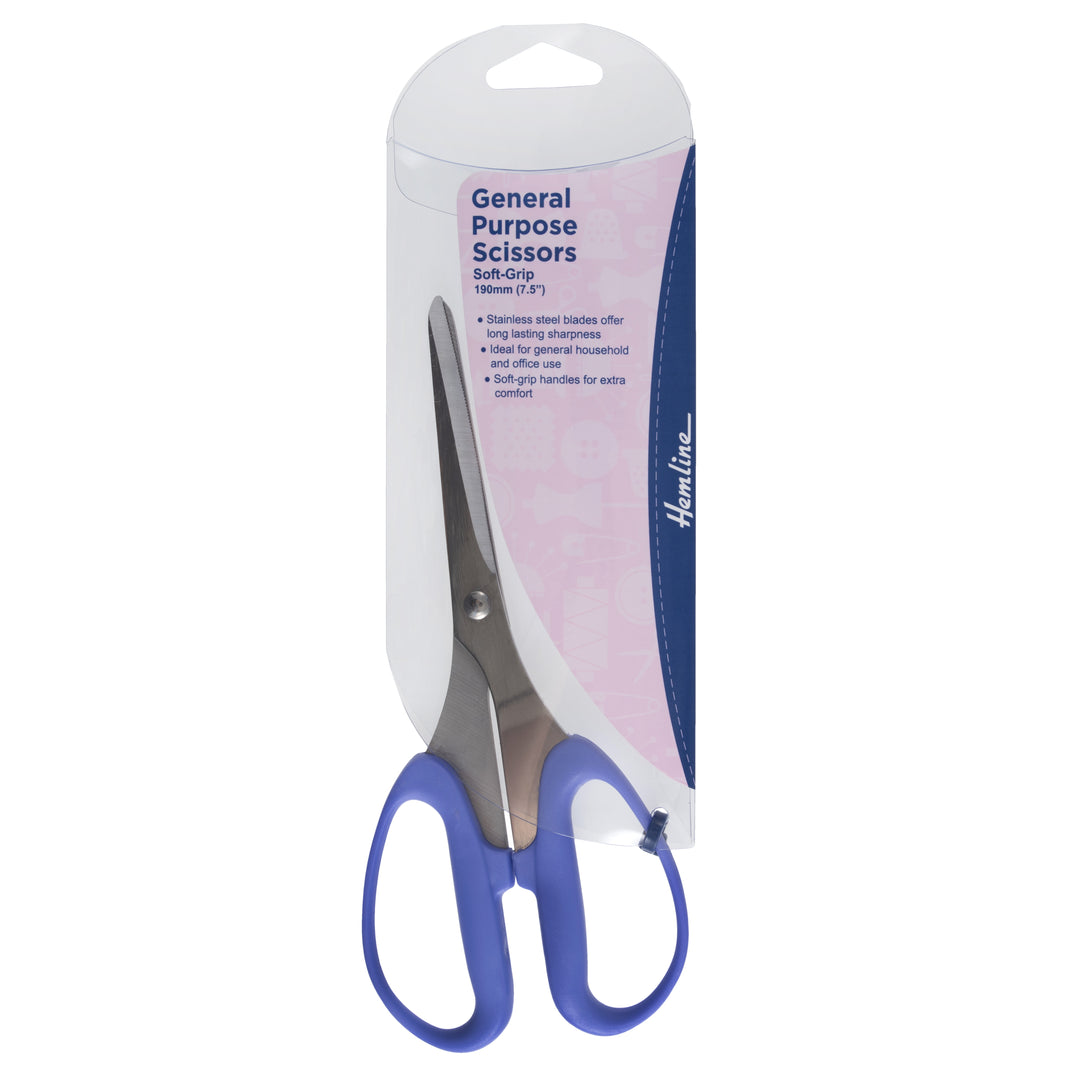 Scissors: General Purpose: 19cm or 7.5in