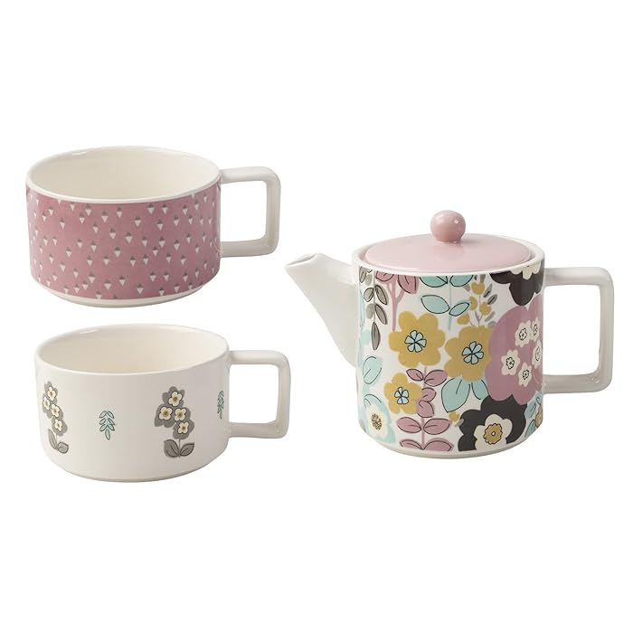 Katie Alice Pretty Retro Tea for Two Tea Set