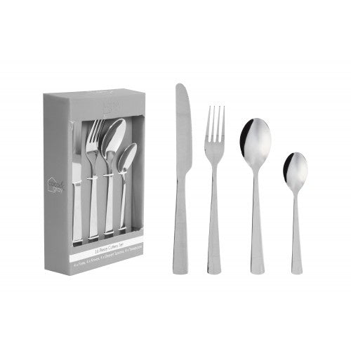 Coco & Gray 16pc Cutlery Set Hammered Finish