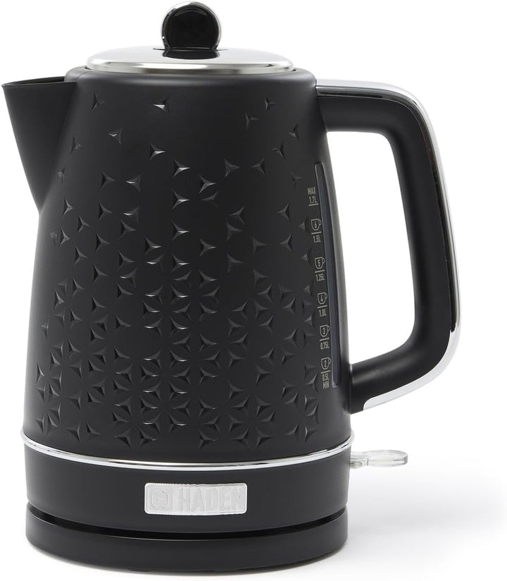 Haden 1.7Ltr Starbeck Black  Kettle