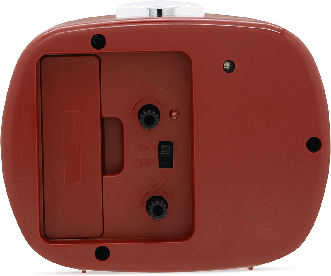 Acctim Camille Alarm Clock Red 15464