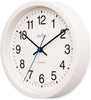 Acctim Bromham 20cm Sweep Non-Ticking Wall Clock Silver 22747