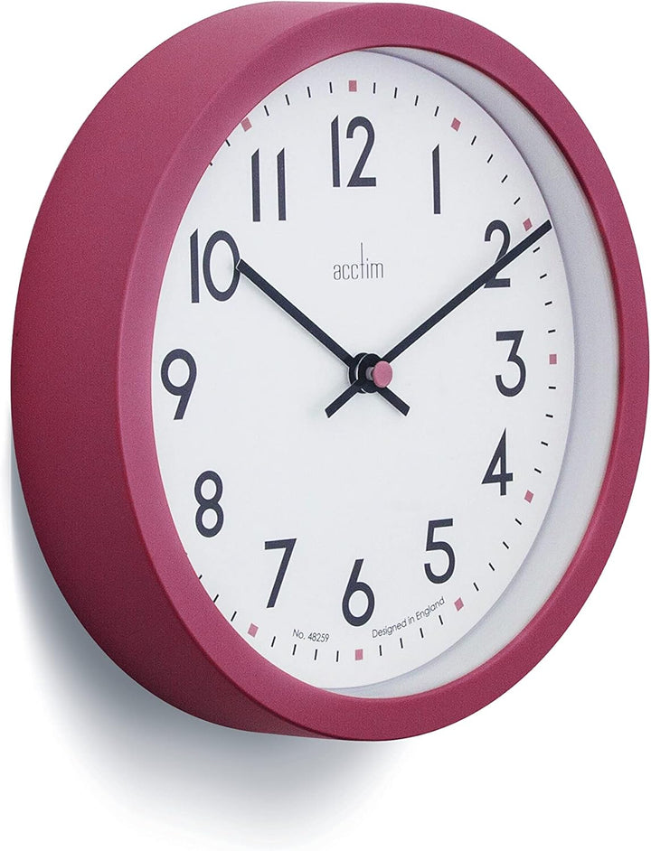 Acctim Elstow 20Cm Wall Clock Clay 22844