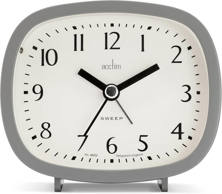 Acctim Hilda Backlight Alarm Clock Pigeon Grey 15907