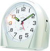 Acctim Europa Sweep Non-Ticking Alarm Clock Silver 14117