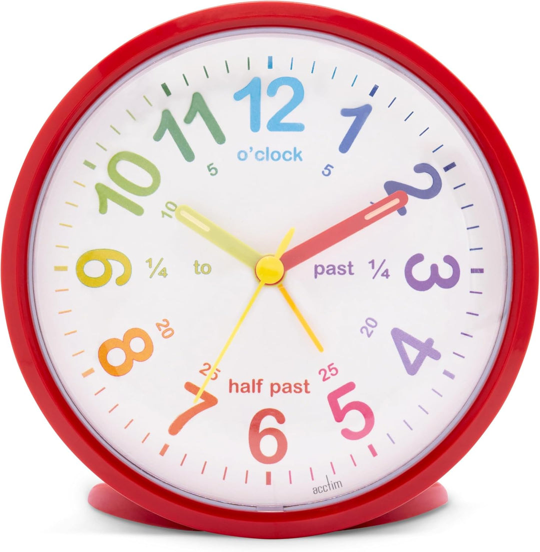 Acctim Lulu-2 Red Time Teaching Alarm Clock