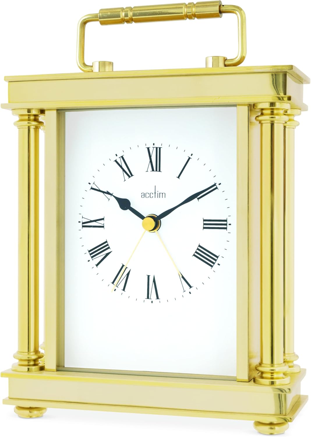 Acctim Marlow Carriage Table Clock Gold 37048