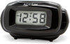 Acctim Aura LCD Alarm Clock Black 15523