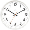 Acctim Hugo Modern Bright 30Cm Wall Clock White 23032