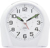 Acctim Europa Sweep Non-Ticking Alarm Clock White 14112