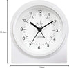 Acctim Archer Non-Ticking Alarm White 16212