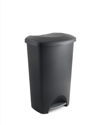 Addis 50L Pedal Bin Black