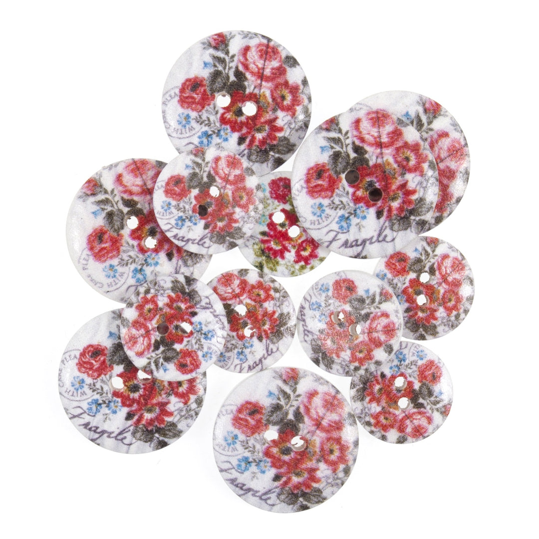 Buttons: Craft: Assorted Sizes: Pack of 15 CFB002