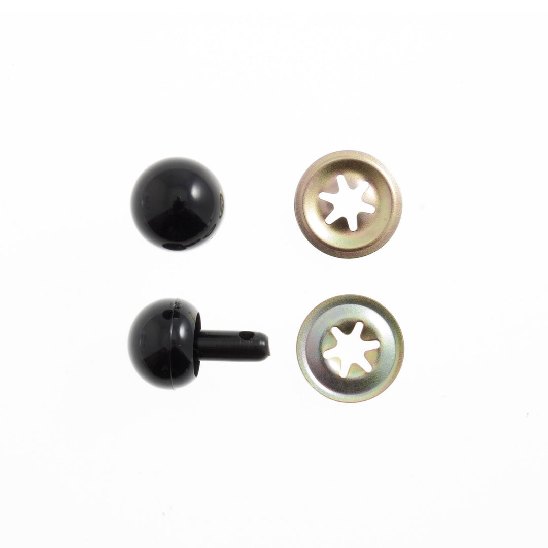 Toy Noses: Ball: 15mm: Black: Pack of 5