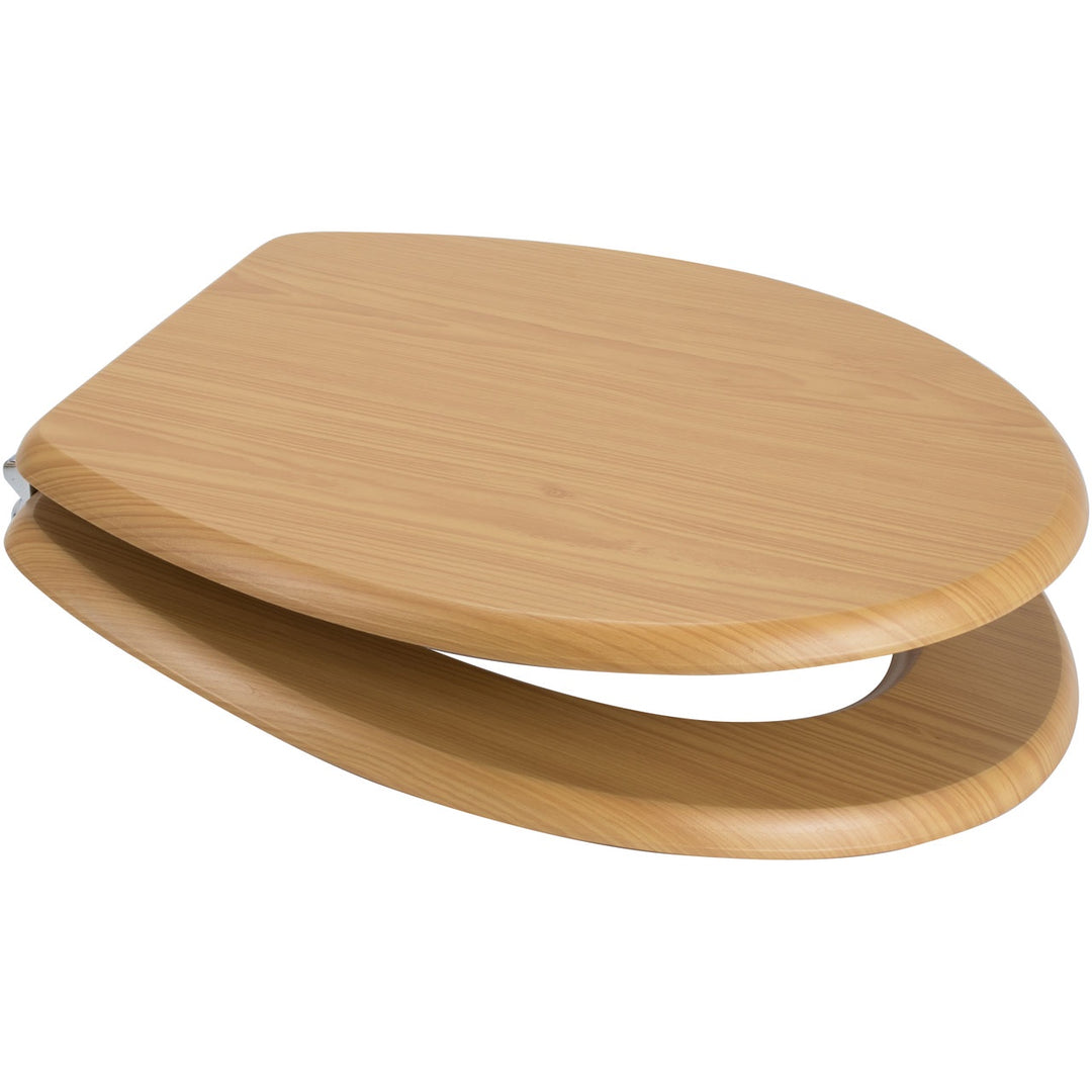 MDF WOODEN TOILET SEAT OAK